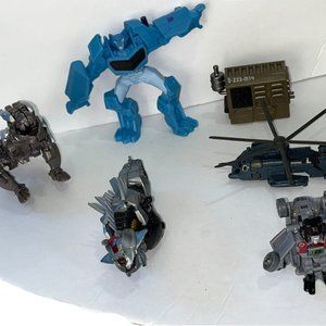 Lot of 6 Different Hasbro Transformers Mini Robot Heroes Figures toys